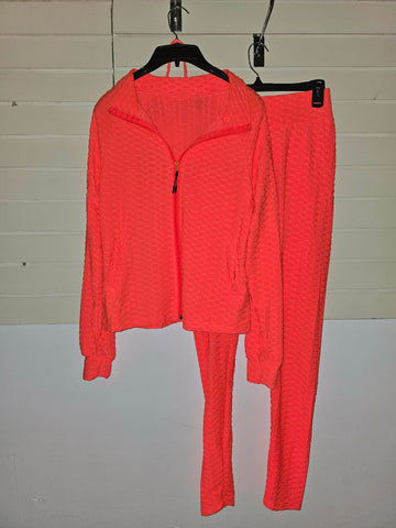 Red joggers set